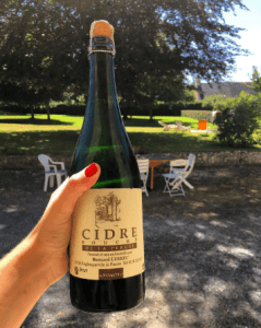 A homegrown and homemade brew left by our hosts