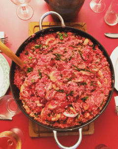 My risotto in cerlebration of Normandy